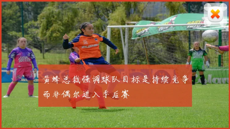 黄蜂总裁强调球队目标是持续竞争而非偶尔进入季后赛