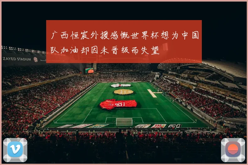 广西恒宸外援感慨世界杯想为中国队加油却因未晋级而失望